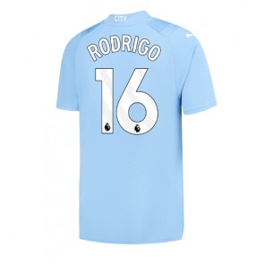 Manchester City Rodri Hernandez #16 Domaci Dres 2023-24 Kratak Rukavima